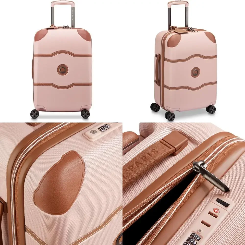 

Ручная 20-дюймовая спиннерная сумка, твердая сторона с румяно-розовым цветом, легкая и прочная для путешествий