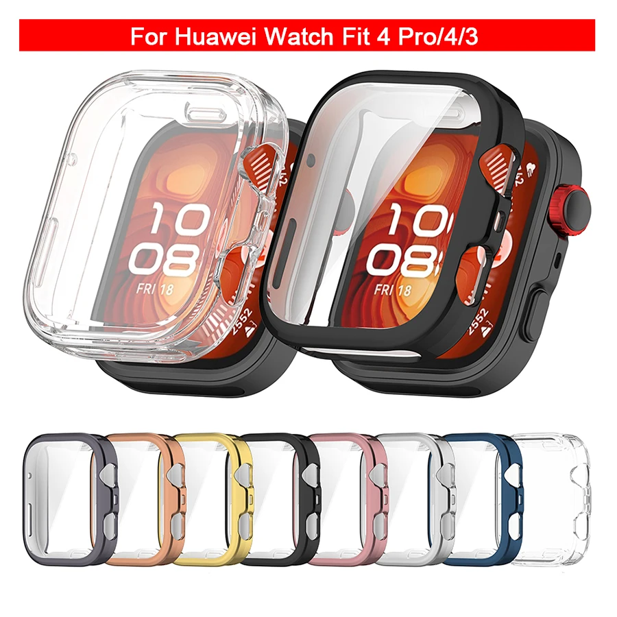 Soft TPU Case for Huawei Watch Fit 4 Pro Protective Bumper Cover Shell for Huawei Fit4 Accessories