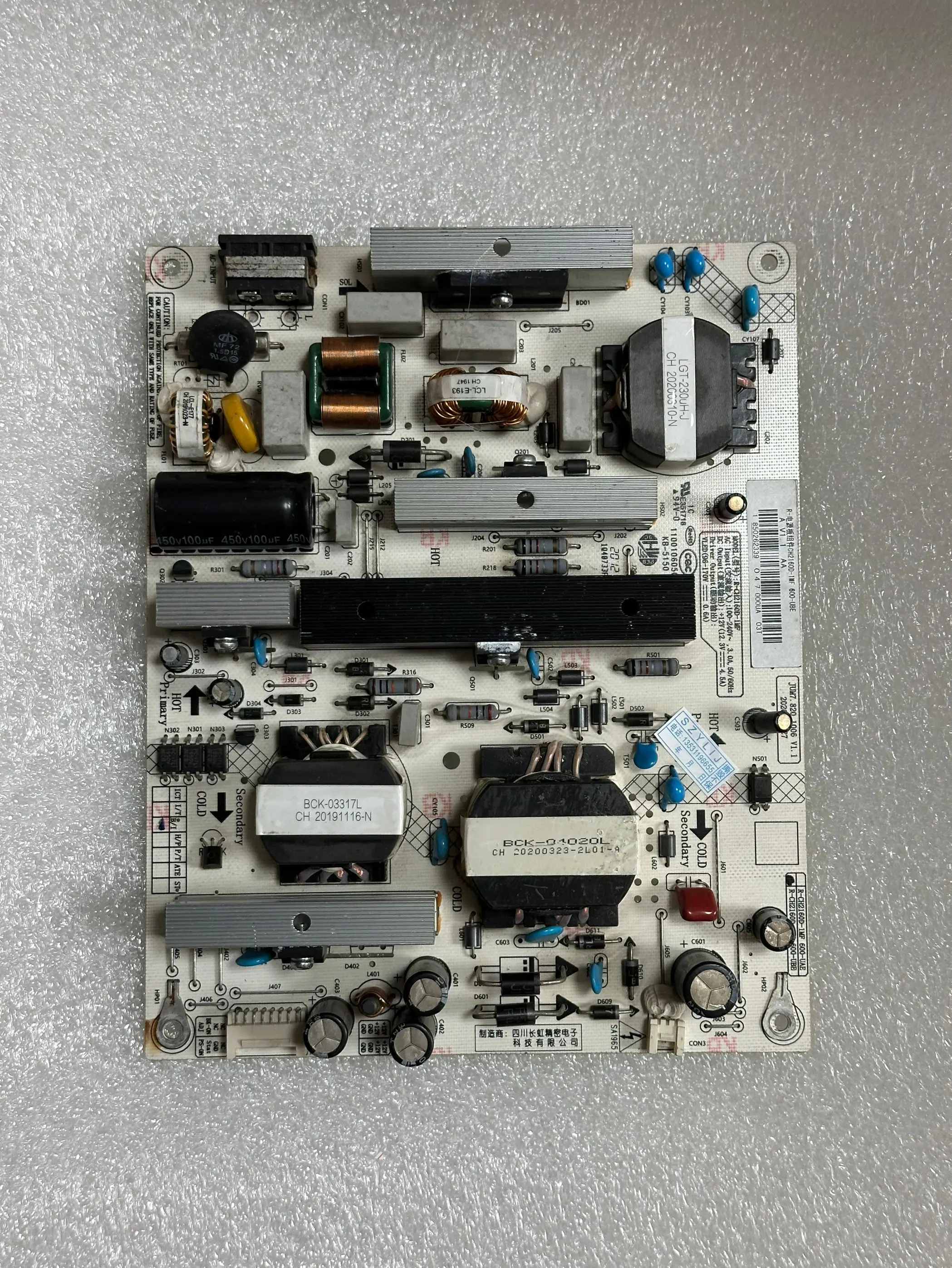 

Original R-CH2160D-1MF YES CH2160D-1MF 600-UBE 100-240V