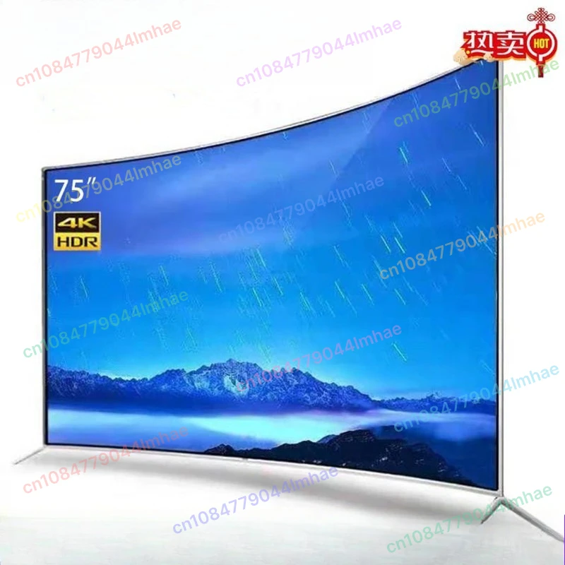 

Взрывозащищенный изогнутый Smart TV 50, 65, 75, 80, 90, 100 дюймов, сетевой светодиодный телевизор HD с большим экраном