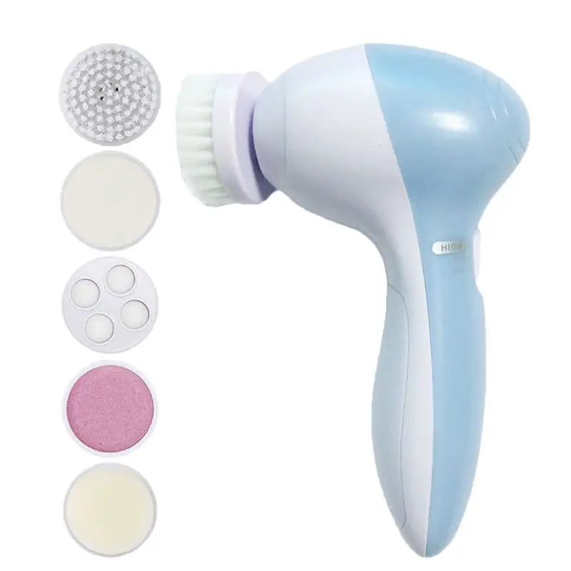 Electric Facial Cleaner 5 IN 1 Face Cleansing Brush Wash Machine Spa Skin Care Massager Blackhead Cleaning Facial Cleanser Tools image 3