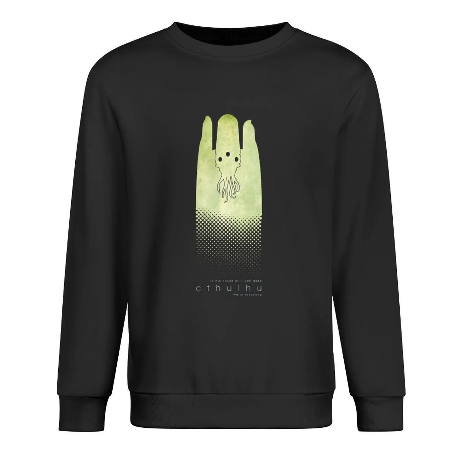 

Cthulhu in the Mists Pullover graphic t shirts men tracksuit men's clothing korean autumn clothes sweatshirts men