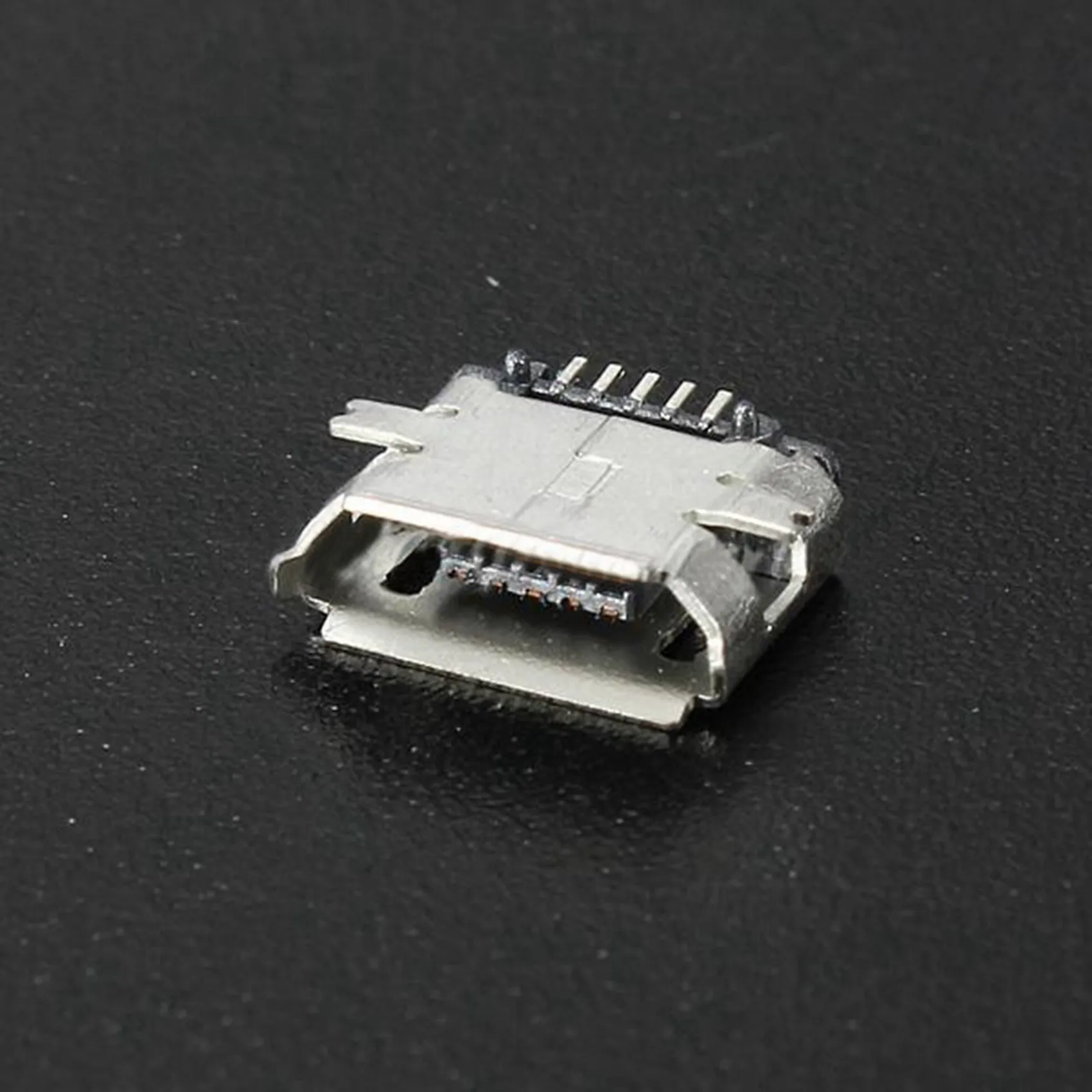 ABSE-200Pcs Micro-USB Type B Female 5Pin SMT Socket Jack Connector Port PCB Board