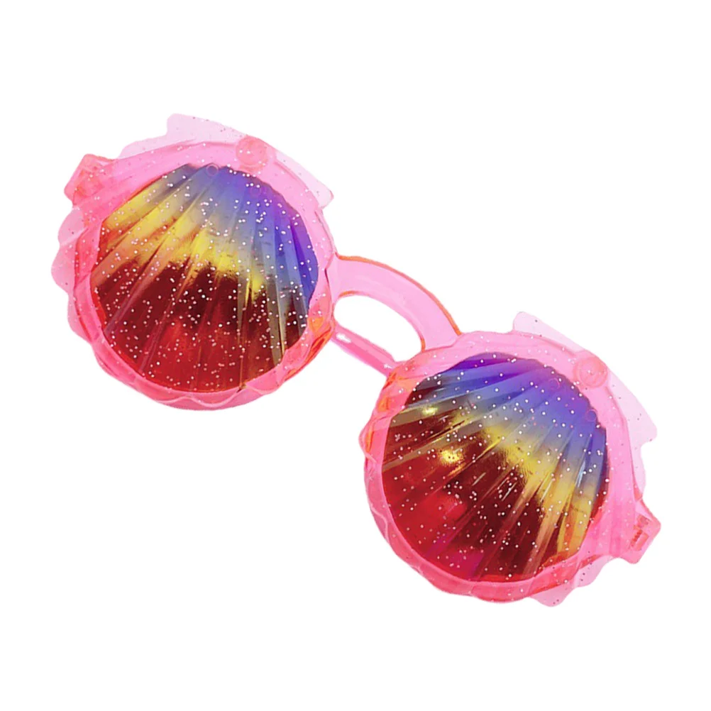 Gafas de fiesta Conchas Gafas de sol Accesorios para fotos Carnaval Festival Decoración de cumpleaños Cosplay Accesorios temáticos del océano Fiesta vibrante