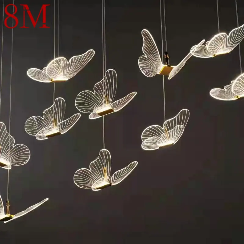 

8M Modern Landscape Atmosphere Lamps Indoor Butterfly for Home Wedding Decoration LED String Light