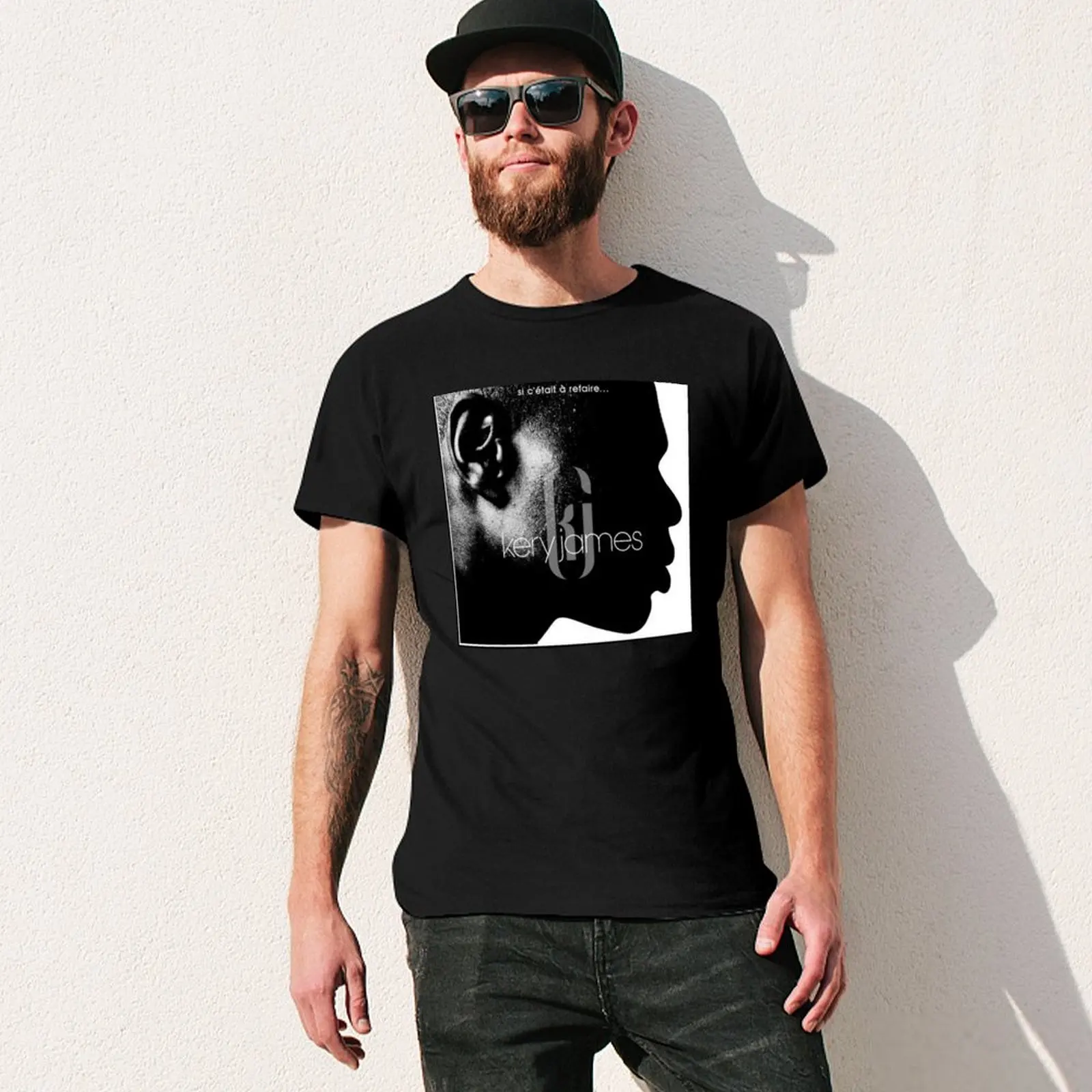 Kery James- Si C'était à Refaire album 2001 T-Shirt summer shirt man t shirt men clothings