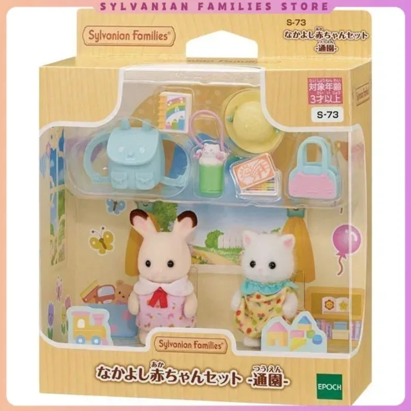 ternurines Sylvanian Families Anime Figuren Familie Set Puppe Spielzeug Baby Puppe Sammlerstück Zimmer Ornamente Dekor Figur Kind Geschenk