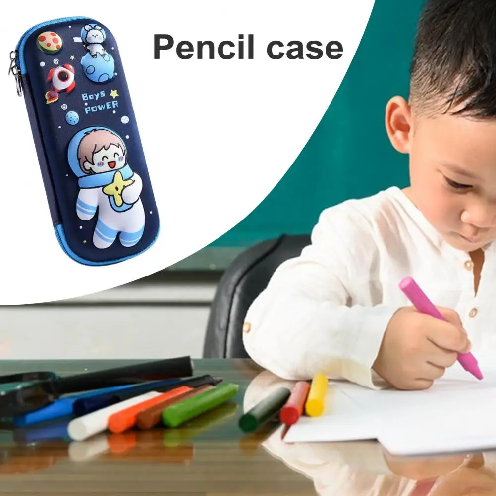 Милый карандаш, организованная Канцелярия, вместительная коробка, мультяшный динозавр, астронавт, карандаш, фотоорганайзер для студентов