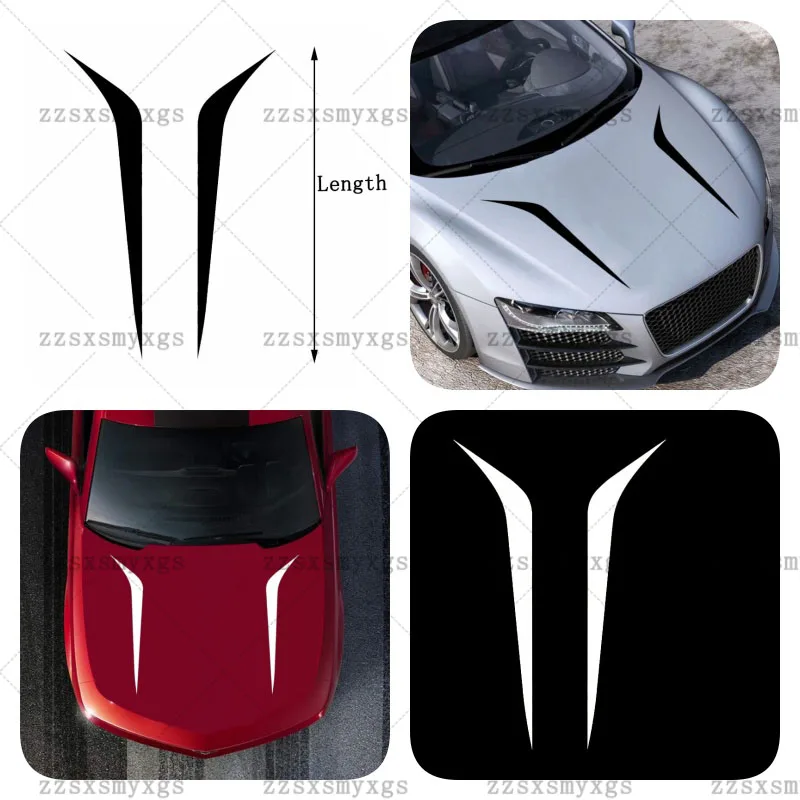 

Universal car Stickers engine hood line decal Fit for car body Vinyl Decal Car Accessories