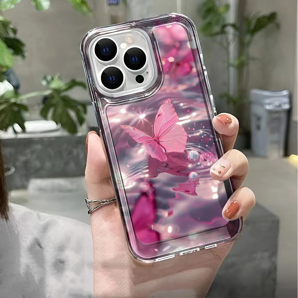 red bow For iPhone 16 15 14 13 12 11 Pro Max Plus Phone Case 17 Air 16 Advanced Anti Fall Phone Case Cover