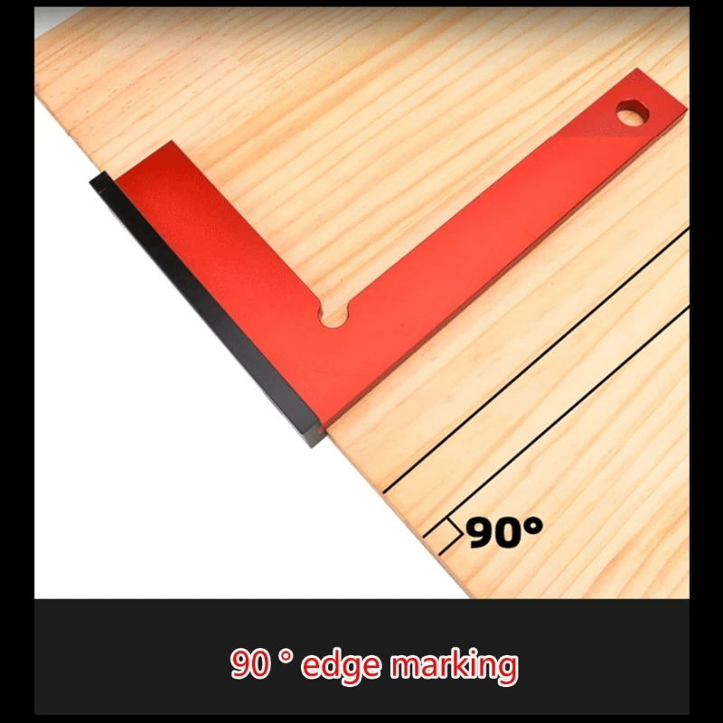 90 Degree Positioning Square, Right Angled Clamps Woodworking Carpenter Tool Check Square on Carpenter Cutting Tool