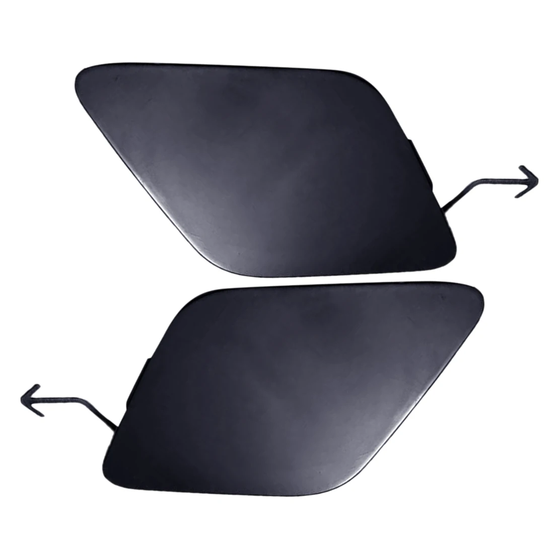 

5212776030 5212776029 5212776031 1 пара черных накладок на фаркоп переднего бампера, подходит для Lexus UX200 UX250h UX300 UX260 2018-2021