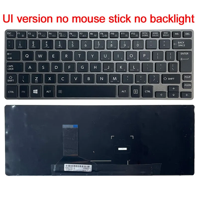 US/UK/UI/SP NOWA klawiatura do laptopa Toshiba Z40-B Z40-A Z40-AK Z40-AB Z40T-A R30-AK R30-A — zdjęcie 4