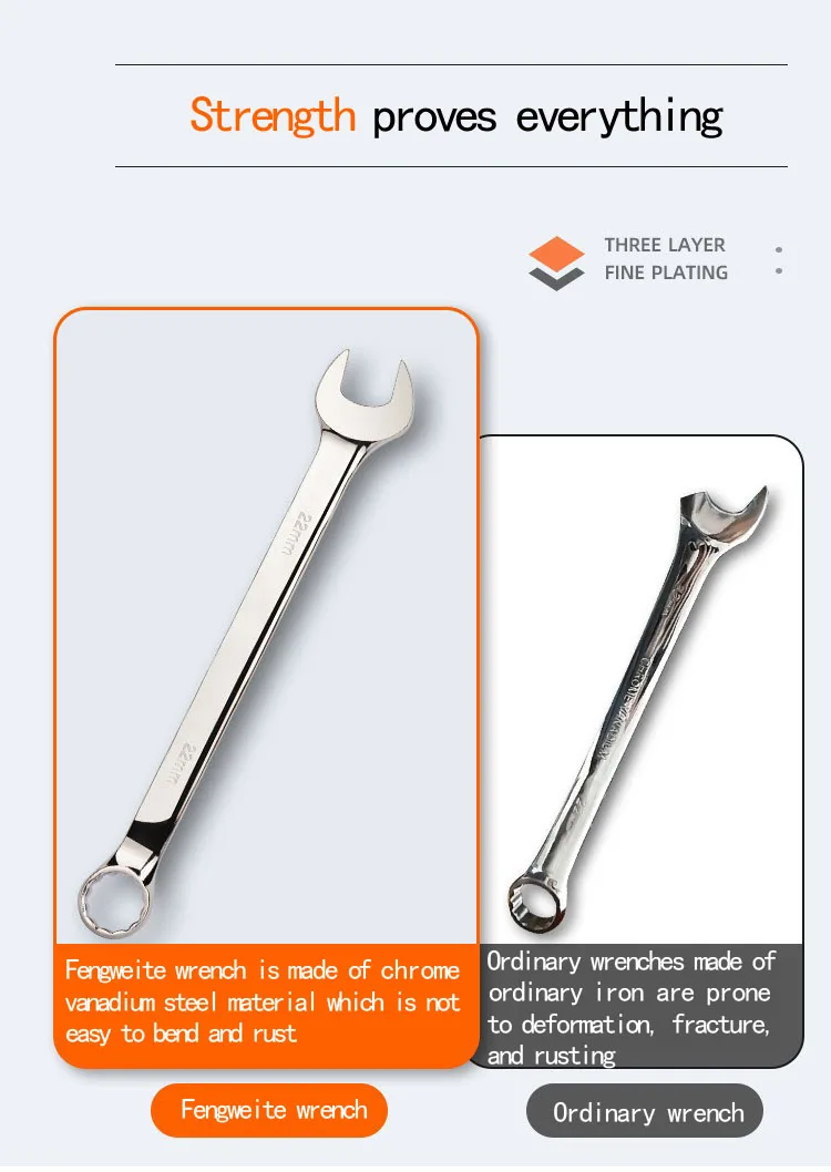 Open ratchet wrench tool set auto repair dual use Cleave fast and labor-saving repair car bidirectional thorn plate hand