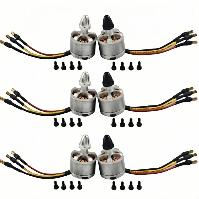 Модель самолета2212 920KV, комплект бесщеточных двигателей CW CCW, черный, серебристый для F330 F450 F550 FPV квадрокоптера, мультикоптера, детали радиоуправляемого самолета