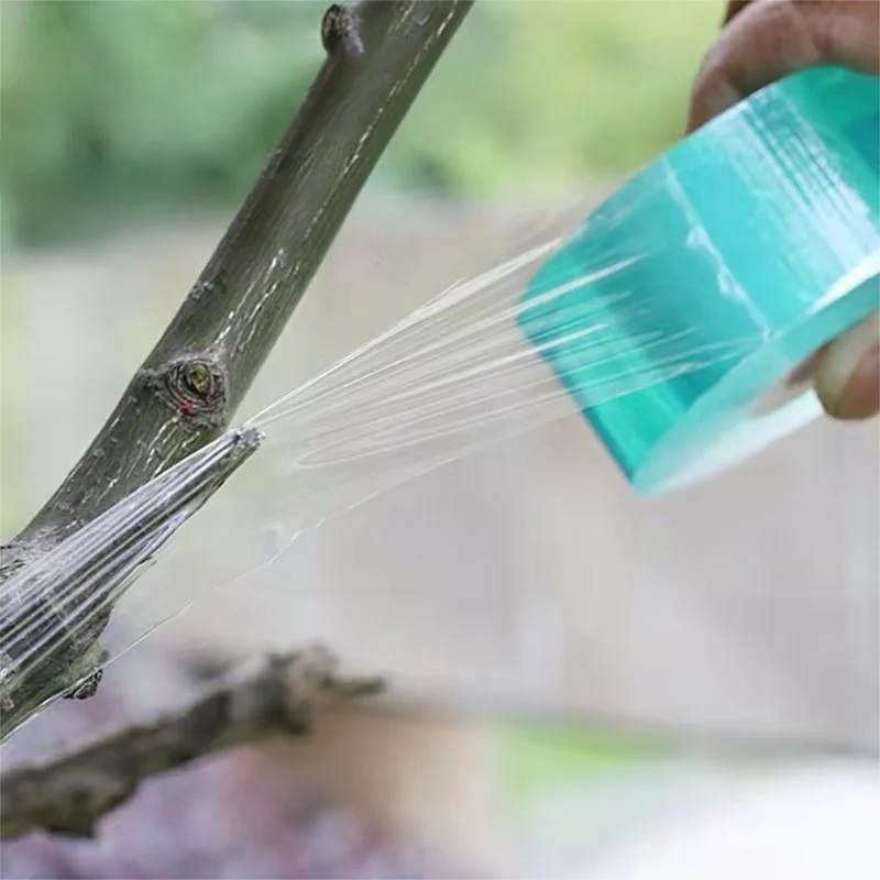 Профессиональная пленка для прививки фруктовых деревьев, упаковочная и намоточная пленка, высокоэластичная и дышащая лента для переплета ветвей.