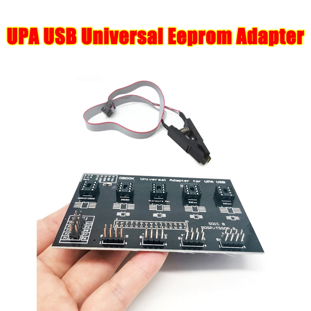 

UPA USB V1.3 Universal Eeprom Adapter for UPA ECU Programmer S I2C/SPI Microwire Eeprom-Programming for USB UPA Series Adapter