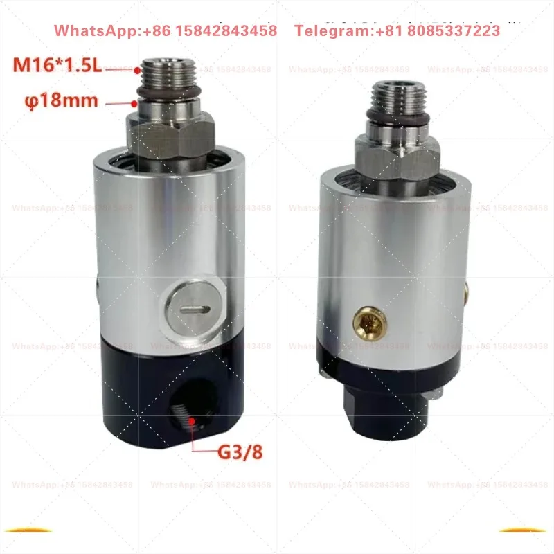 SRJ01-202 High Speed Rotary Union CNC Spindle Coolant Central Outlet Connector