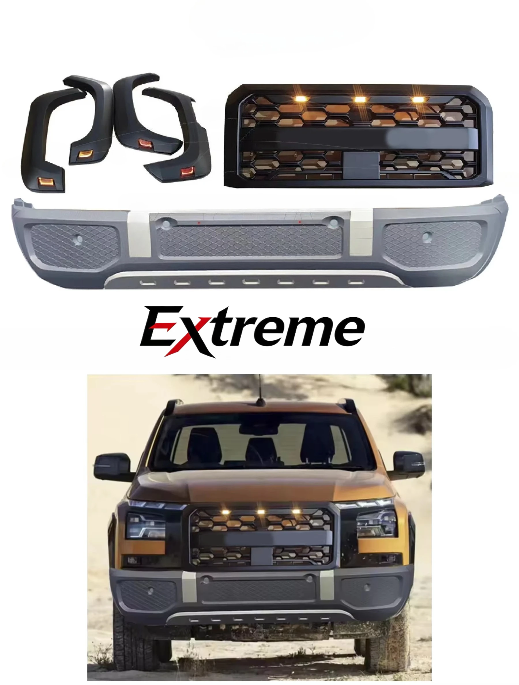 Factory Price Car Accessories Conversion Body Kit for 2024 Triton L200