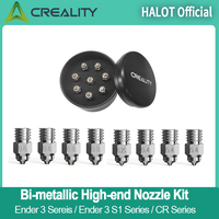 Creality 3D Printer Bi-Metallic High-end Nozzle Kit For Ender-3 S1/ S1 Pro/ S1 Plus / Ender-3 V2 Neo /3 Max Neo Smooth Extrusion