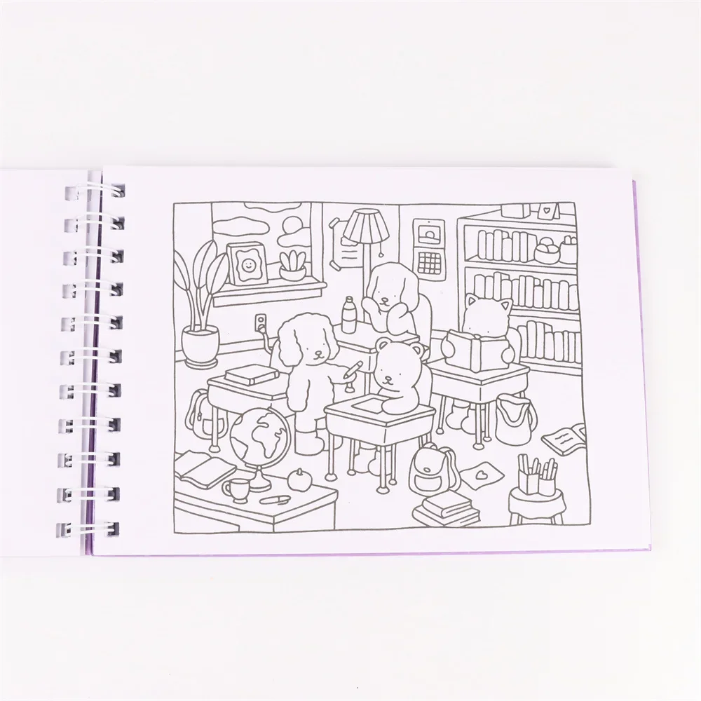 كتاب تلوين بوبي جودز 50 ورقة 180 جرام تلوين دفتر الرسم #6