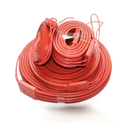 12V 24V 110V 220V 15/25/30/50mm 1/2/3/4/5/10/15/20 Meter Wasserdichte Flexible silikon Heizung Streifen Gürtel Einfrieren Schutz