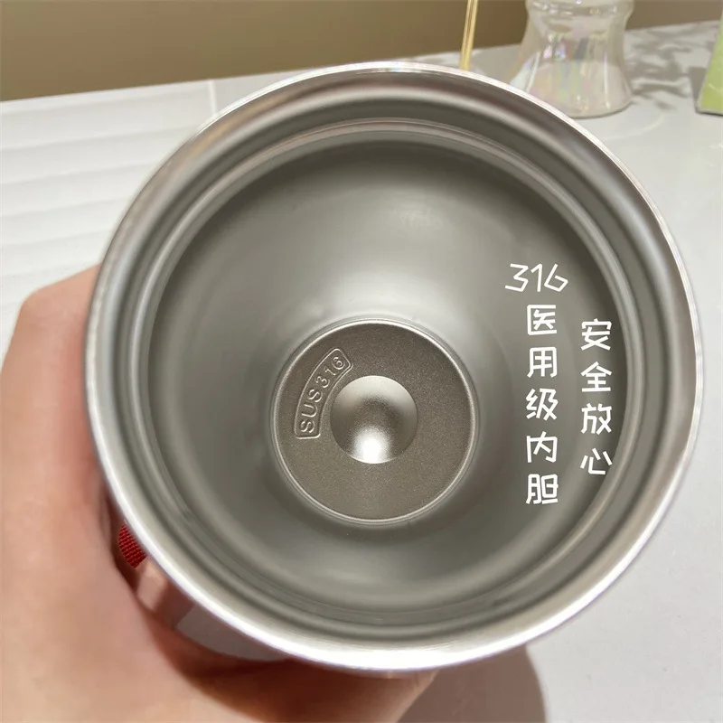 316 coffee cup, high-end cola insulated , student accompanying stainless steel water , high aesthetic value , internet