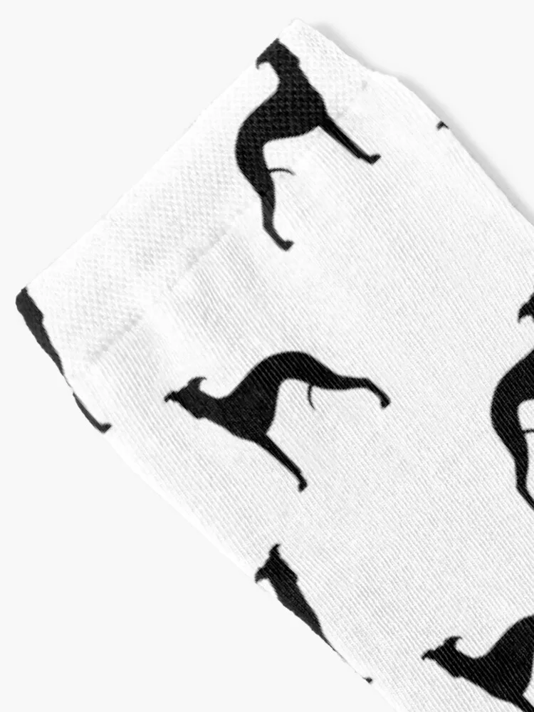 Whippet Silhouette(s) Socks Heating sock ankle hockey Crossfit Boy Child Socks Women's