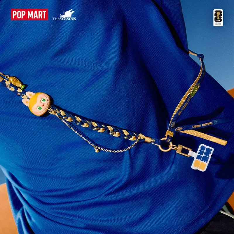 

POP MART Labubu The Monsters FIFA Series: Брелок для телефона, Слепая коробка, Загадочная коробка, Игрушки, Кавайные украшения, Фигурки, Декор для дома