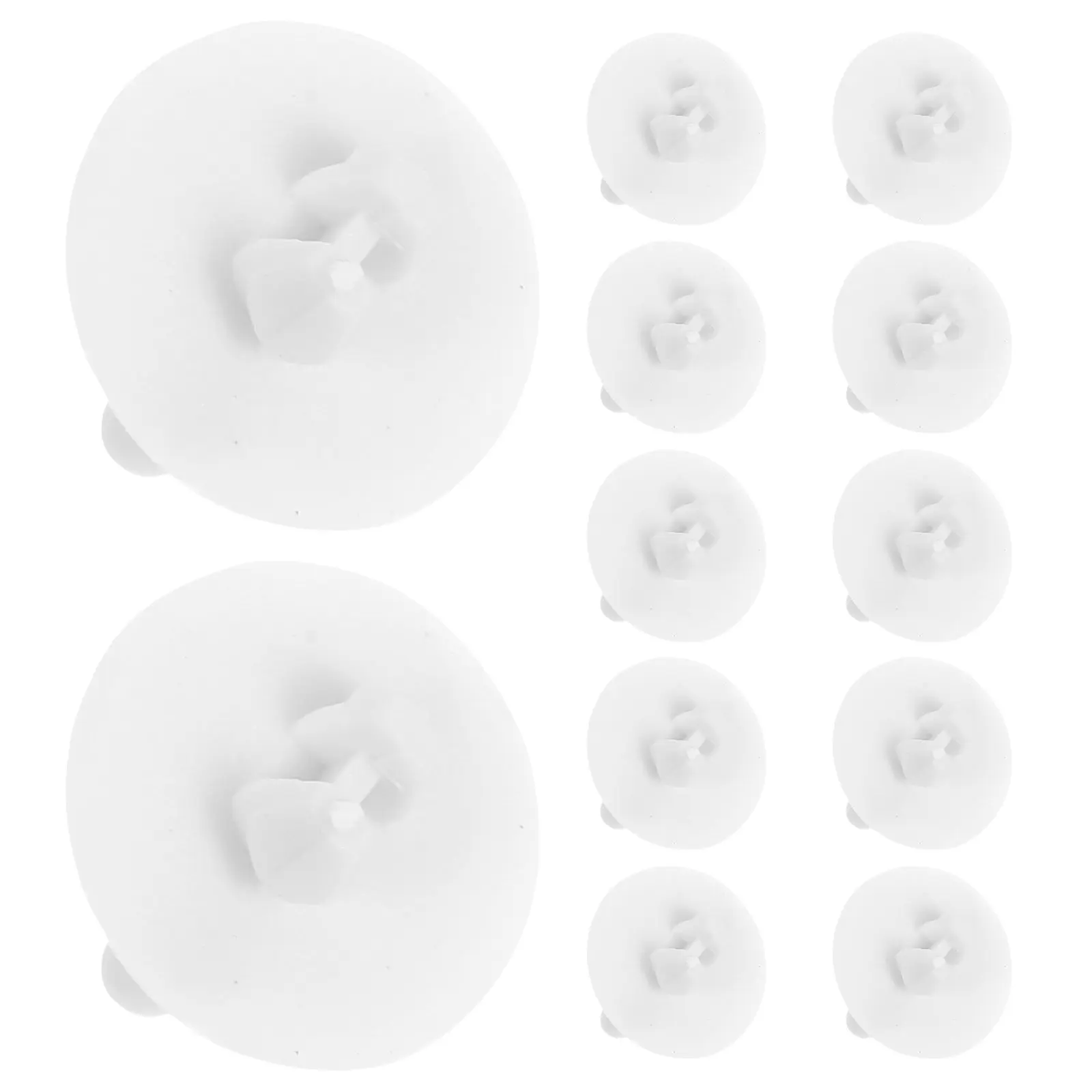 20Pcs Ceiling Light Clips Plastic Lamp Shade Fixed Buckle Flush Mount Holder for Fluorescent Panel Light Fixture Replacement