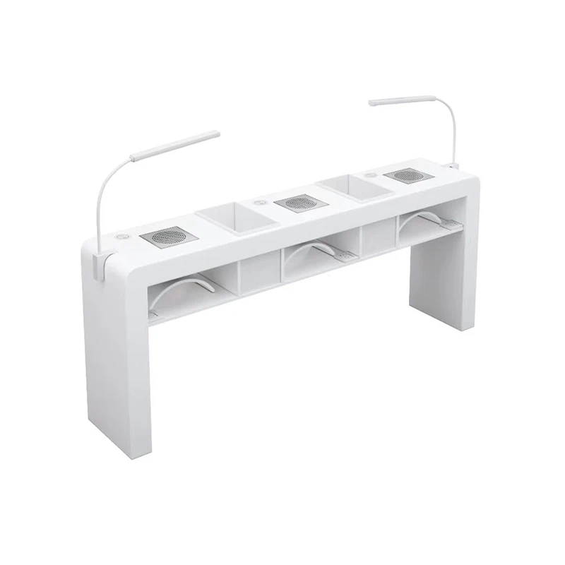 Modern Minimalist Nail Desk Sturdy Graceful Classic Durable Nail Desk Stylish Aesthetic Table De Manucure Salon Furniture