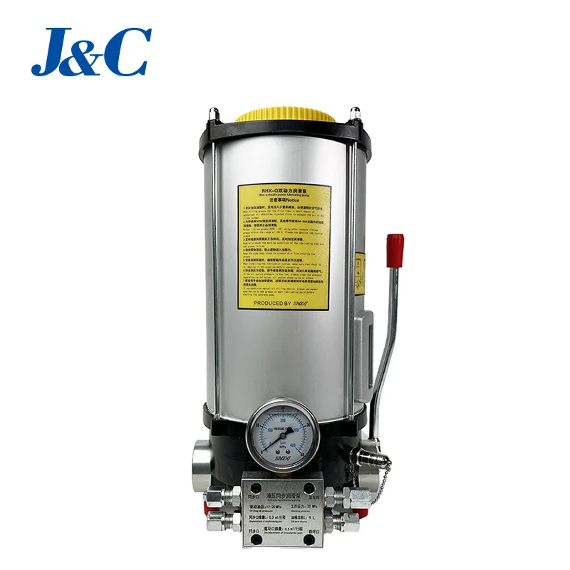 12V 24V 220V 380V Electric Manual Grease Pump with 000# 2# 4L 9L Lubrication System Construction Machinery Parts