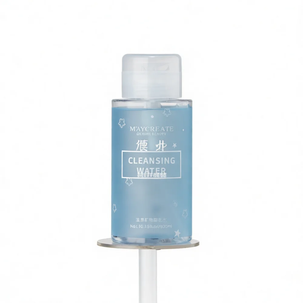 Maycreate Deep Cleansing Makeup Remover Water Facial Liquid Mineral Hot Spring Gentle Hydrating Pump Bottle Skin Care Essential