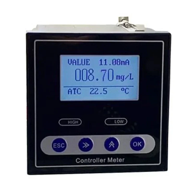4-20mA Relay Fully Automatic Industrial Dissolved Oxygen Controller Instrument Monitor Real-Time Dissolved Oxygen Tester