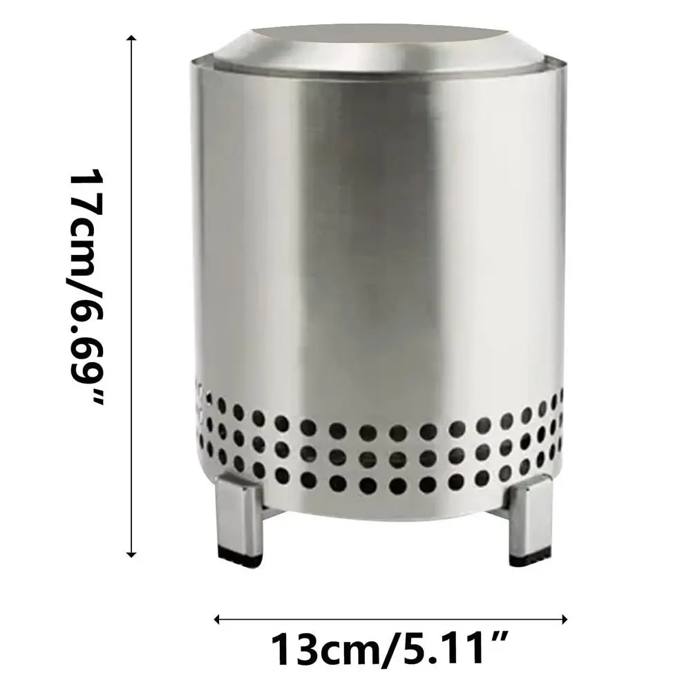 New Stove Mesa Tabletop Fire Pit with Stand Low Smoke Mini Outdoor for Urban & Suburbs Fueled Wood Burning Firepit