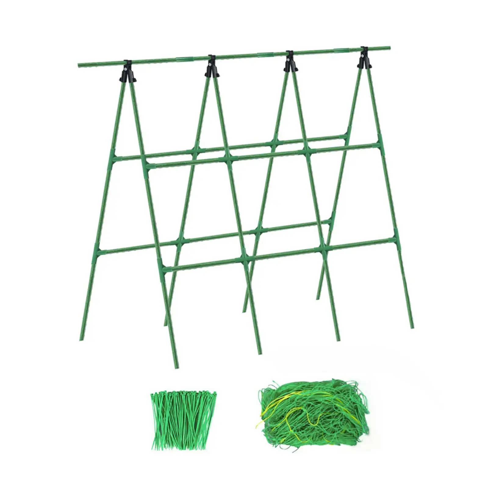 

Cucumber Trellis Climbing Plants Greenhouse A Frame Garden Trellis Plant Support for Vegetables Growing Outdoors Bean Grape
