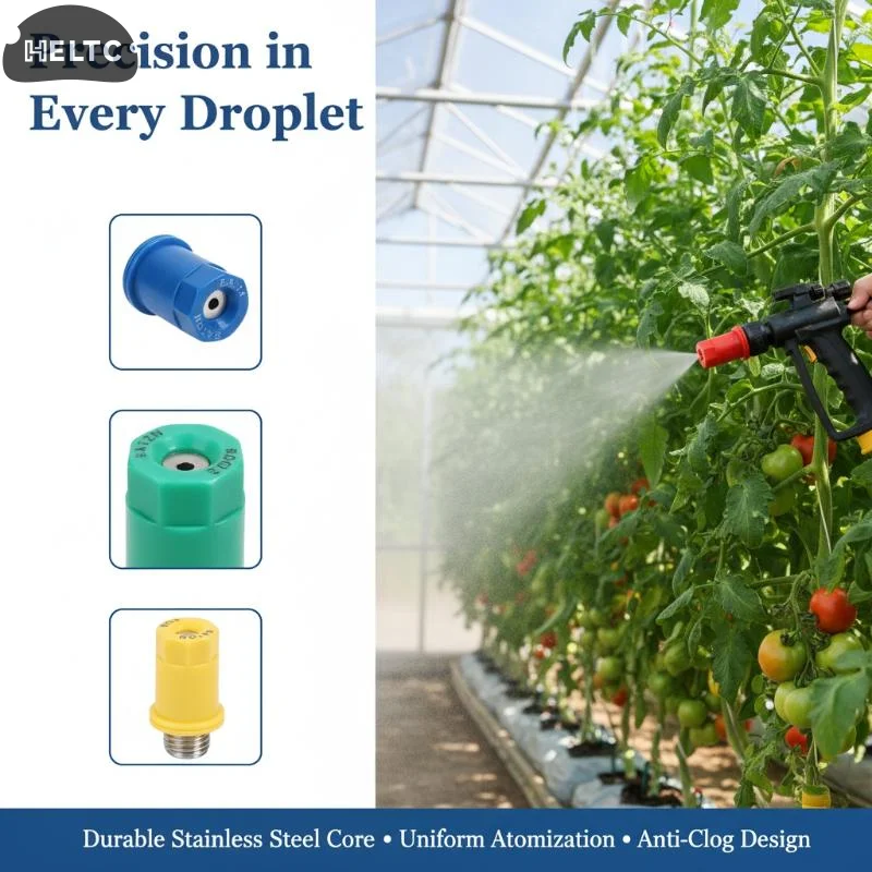 5Pcs Stainless Steel Round Spray Nozzle Agricultural Mist Nozzle High Pressure Atomizing Nozzle For Garden Farm Sprayer Tools