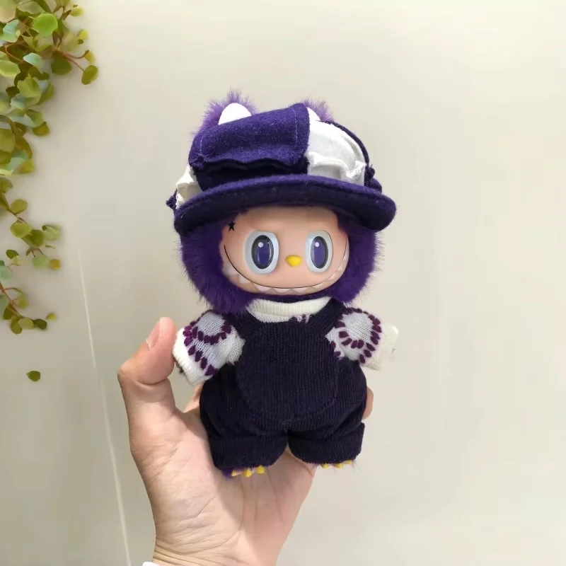 High Quality 1:1 Replica Monster Labubu Series 2.0 Model Toy Fancy Purple Milan Fashion Vinyl Ornament Replica Kid Birthday Gift