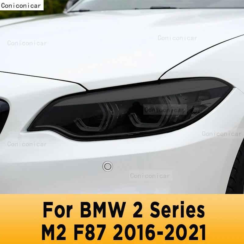 Car Headlight Tint Anti-Scratch Protective Film Self Healing TPU Stickers For BMW 2 Series M2 F87 Competition CS Accessories