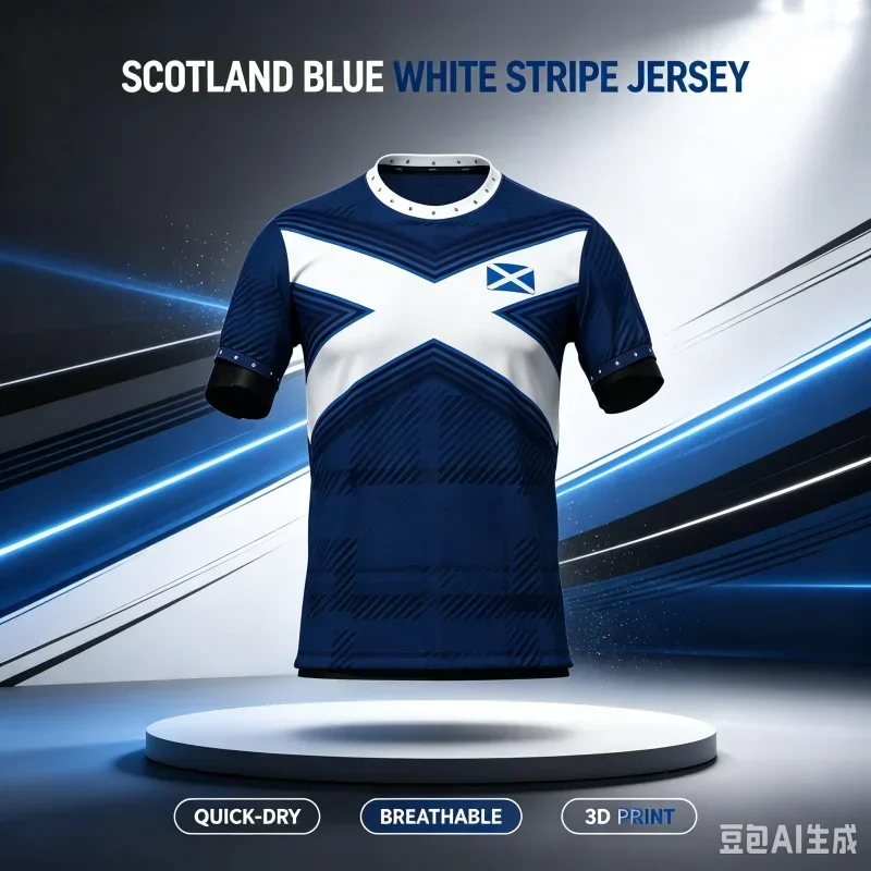 2027 New Fan Customized Casual Sports Fast Drying Breathable Scottish 3D Printed T-shirt For Family And Children's Wear