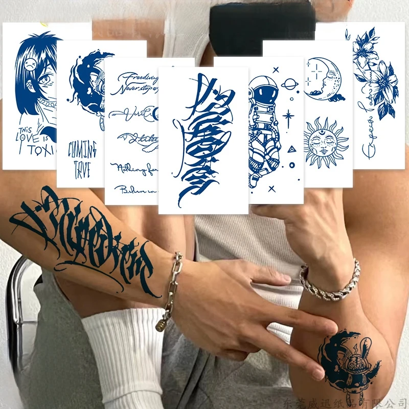 11x18cm Tattoo Sticker Waterproof Tattoos One Unit None Half Manual Geometry Temporary Tattoos Tattoos Temporary Rushed
