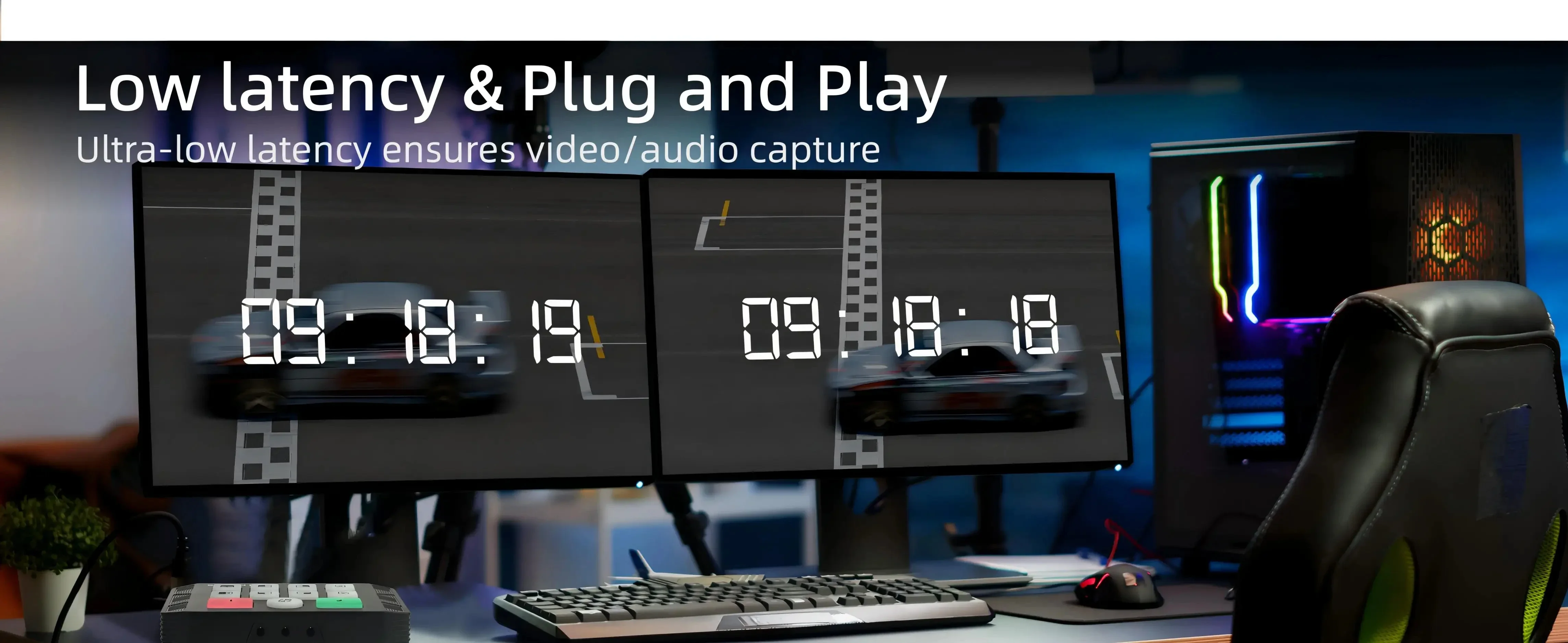 OSEE Gostream M2 2 Channel 4K HDMI Capture Card Switcher wiht Dual