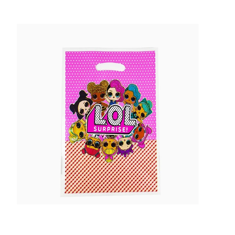 Lol Surprise Doll Theme 10pcs/lot Kids Girls Favors Happy Birthday Party Gifts Surprise Candy Bags Decorations Loot Bags