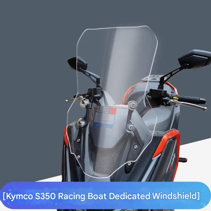 For KYMCO S350 DTX360 Modified Windshield Enlarged And Widened Front Panel for Enhanced Riding Experience