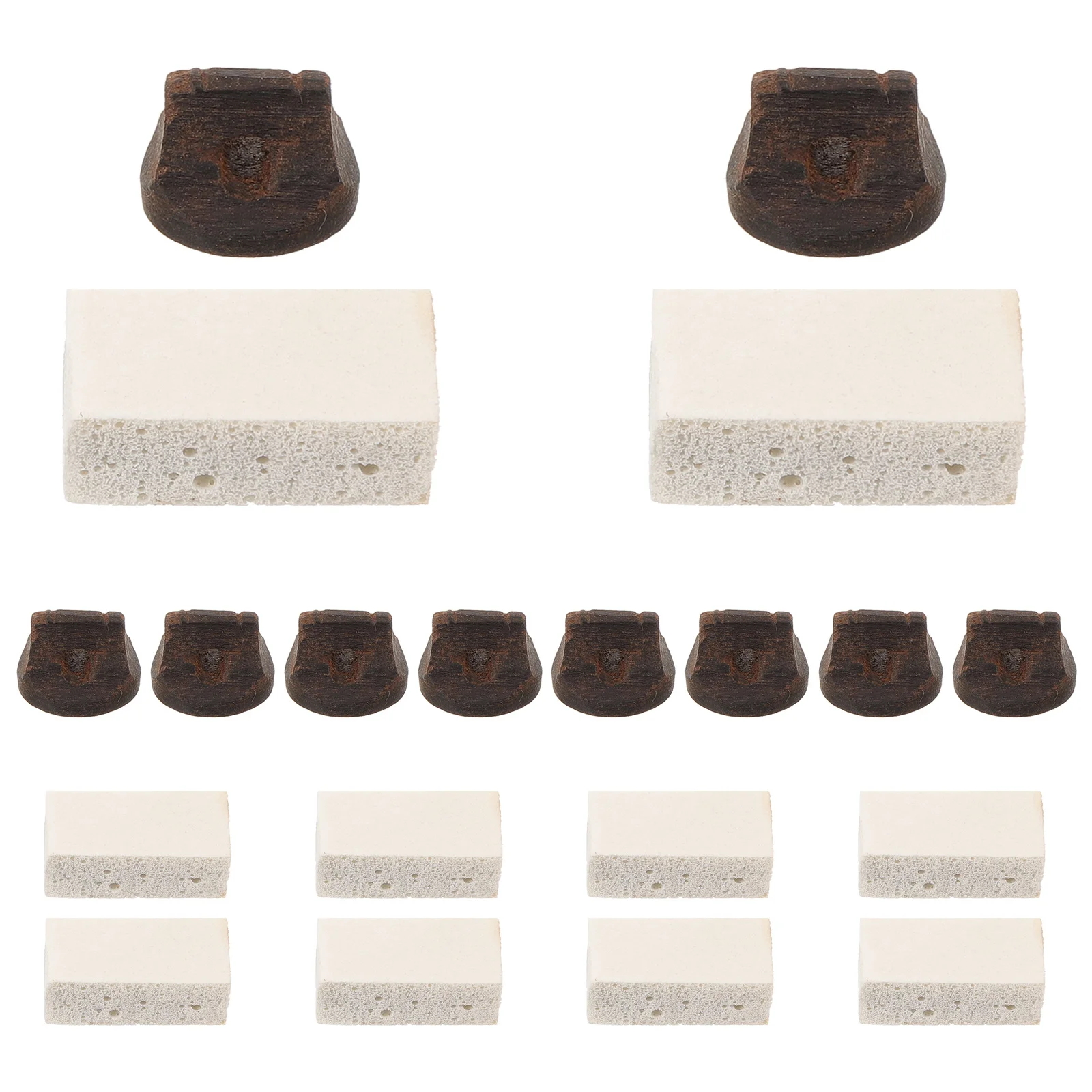 

10Set Erhu Practice Mute Wooden Foam Bridge for Noise Reduction Silent Playing Instrument Accessory Dampener Erhu Muffler
