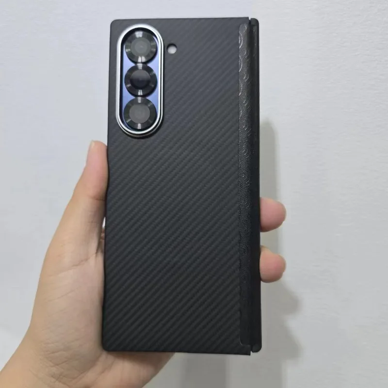 Suitable for Samsung Fold6 mobile phone case, center axis Galaxy ZFold6 magnetic protective case