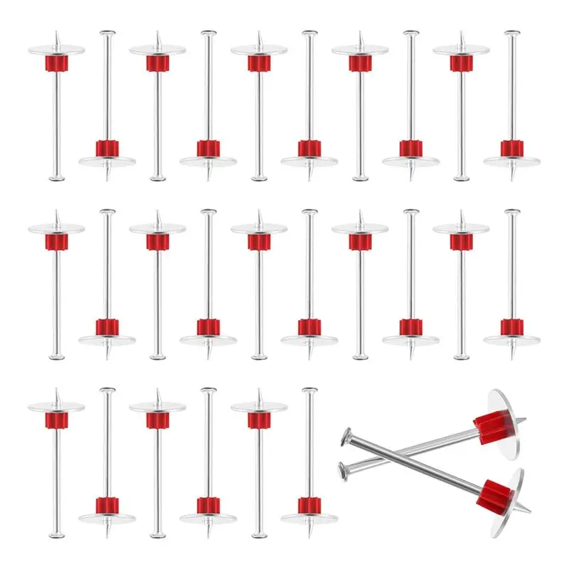 

2025 Trend Washer Pin Powder Fastening Tool Powder Actuated Fasteners Alloy Steel Drive Pin Diameter With 1 Inch Washer, 100 Pcs