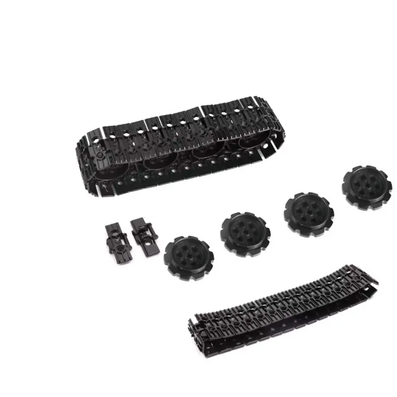 57518 Tank Links Crawler Technology Building Blocks Parts With 57519 Wheel Military Tracked  Vehicle Assembled MOC Bricks Toys
