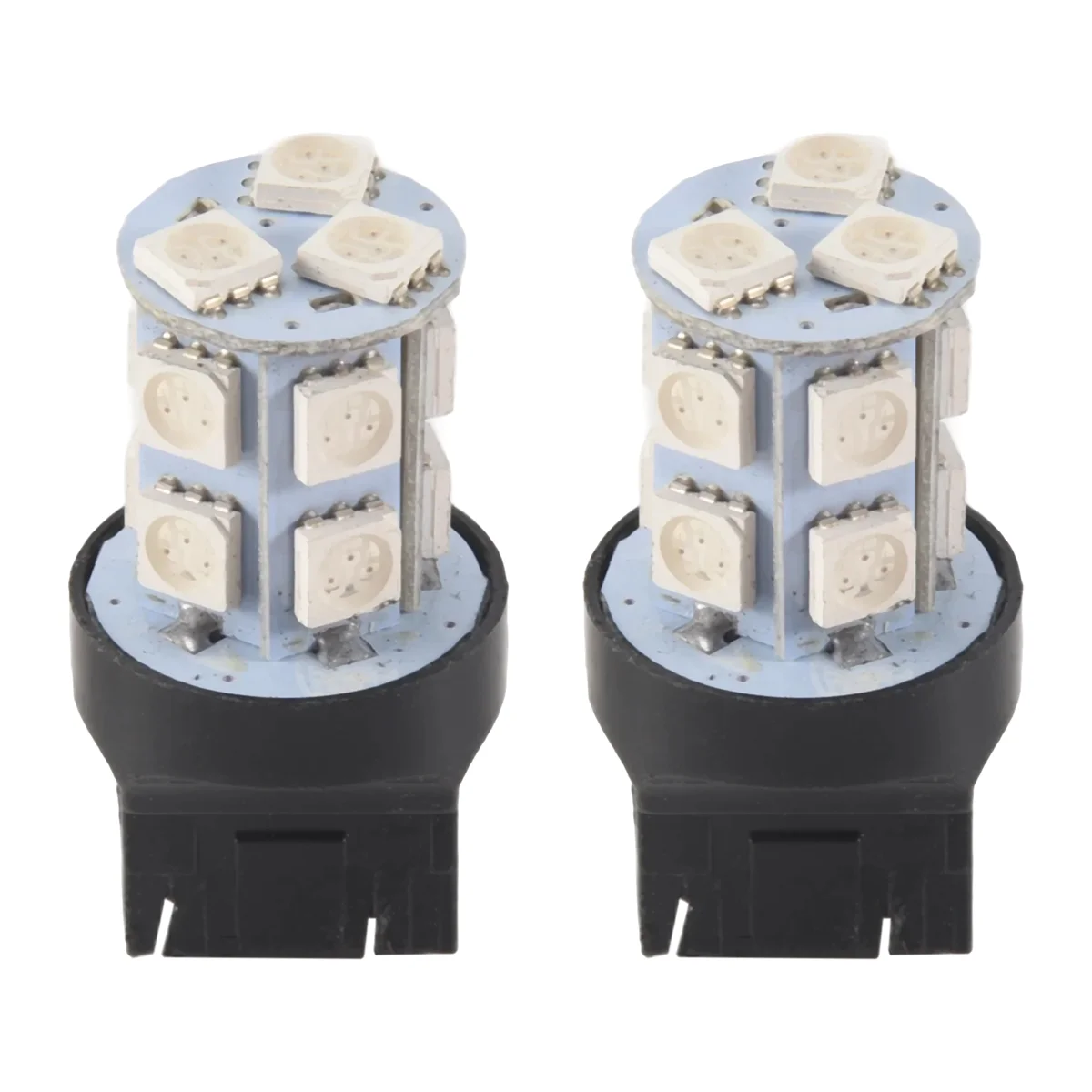 2x أحمر T20 7443 380 W21/5W سيارة 13 SMD 5050 LED توقف الذيل الفرامل بدوره أضواء لمبات G