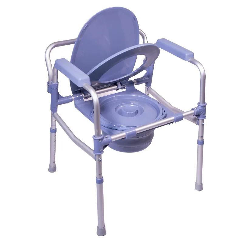 

Andcare AC618LK2 Aluminum Height Adjustable Folding Toilet Chair Commode Chair for Elderly